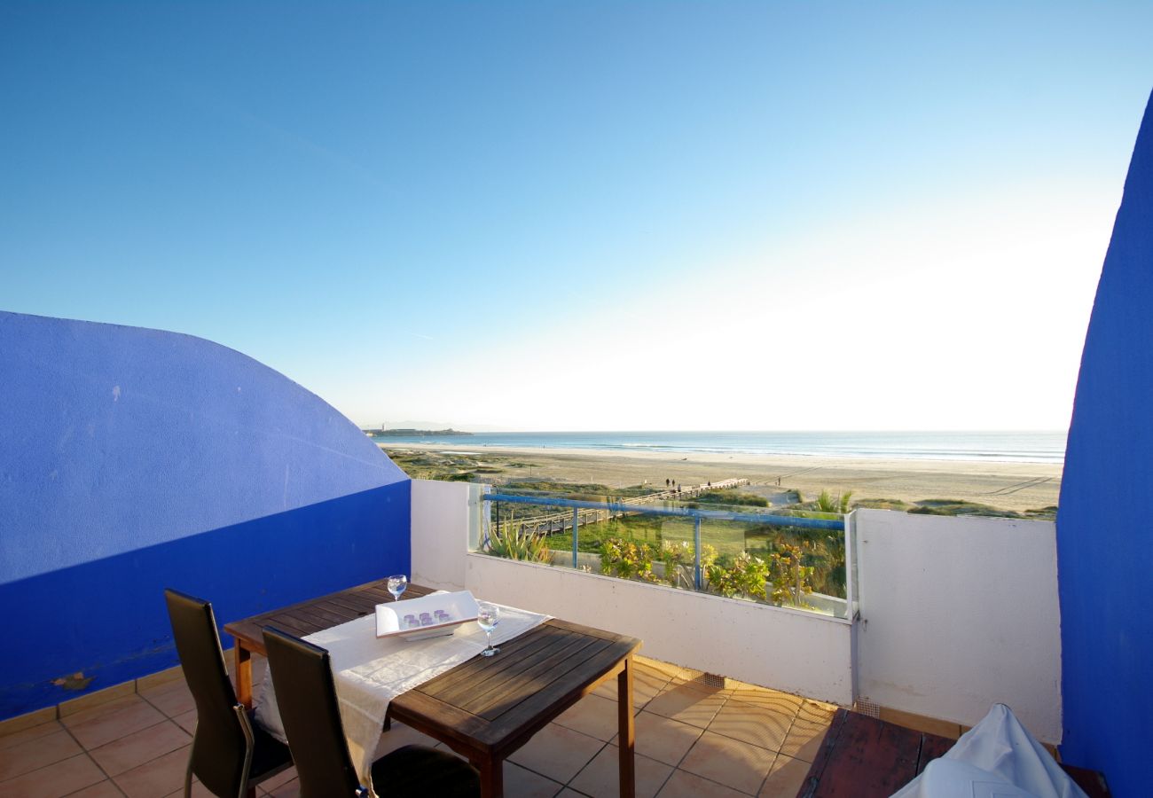 Apartamento en Tarifa frente al mar Fotografía tomada desde la terraza del apartamento en Tarifa